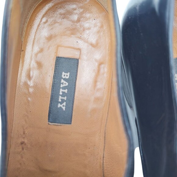 Vintage Bally Switzerland Exotic Ostrich Leather Dress Shoe Men 9.5 Brown Loafer - Picture 9 of 12